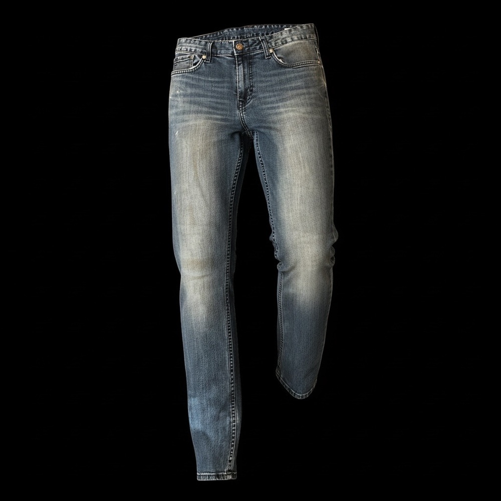 Calvin Klein Jeans Men's Faded Blue Skinny Jeans